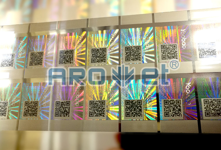 5163银河手机版X1双头喷码装备在镭射防伪标签上的应用